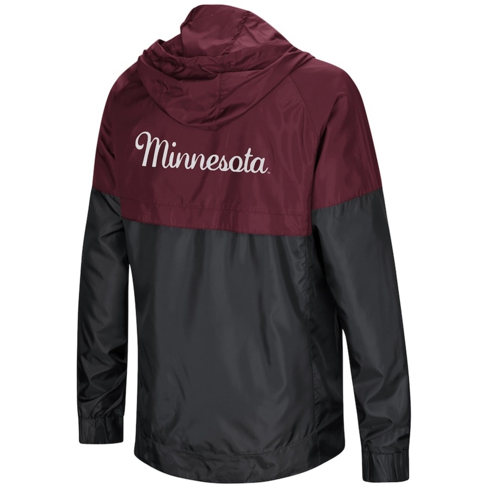 Minnesota Golden Gophers Colosseum Women's First Class Full-Zip Windbreaker Sz L - Picture 5 of 5